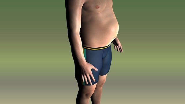obezita, velké břicho